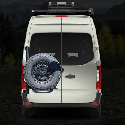 EXPEDITION TIRE CARRIER - ALUMINUM (2019+ SPRINTER VAN & 2020 REVEL/STORYTELLER) VS30