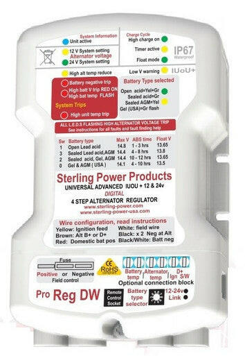 Sterling ProReg-DW Advanced Alternator Regulator.