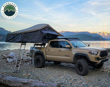 Nomadic 3 Extended Roof Top Tent in Dark Gray.