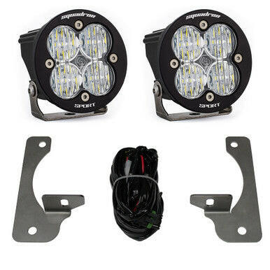 Jeep JK Squadron-R Sport Fog Pocket Light Kit - Jeep 2010-18 Wrangler JK; NOTE: w/ Premium OE Bumper.