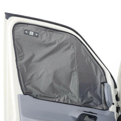 2019 + SPRINTER VAN FABRIC - MAGNETIC FRONT DOOR WINDOW SHADE KIT.