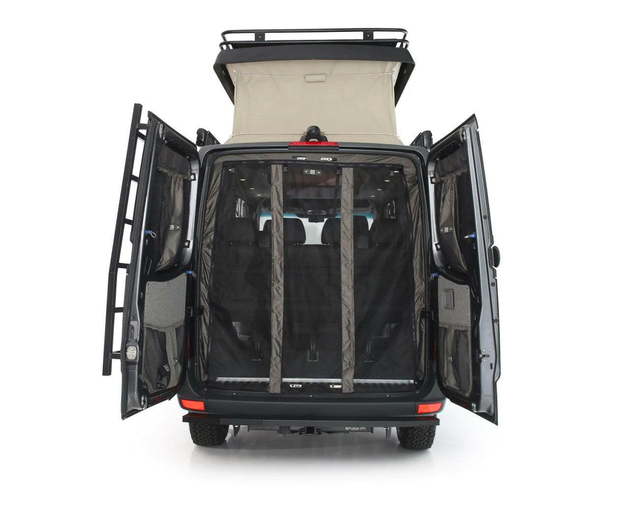 2019+ SPRINTER VAN FABRIC - LOW ROOF REAR DOOR BUG NET.