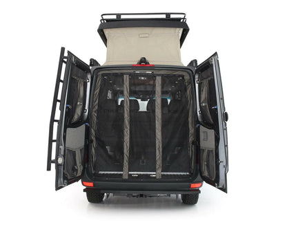 2019+ SPRINTER VAN FABRIC - LOW ROOF REAR DOOR BUG NET.