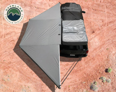 Nomadic Awning 180 - Dark Gray Cover With Black Cover Universal