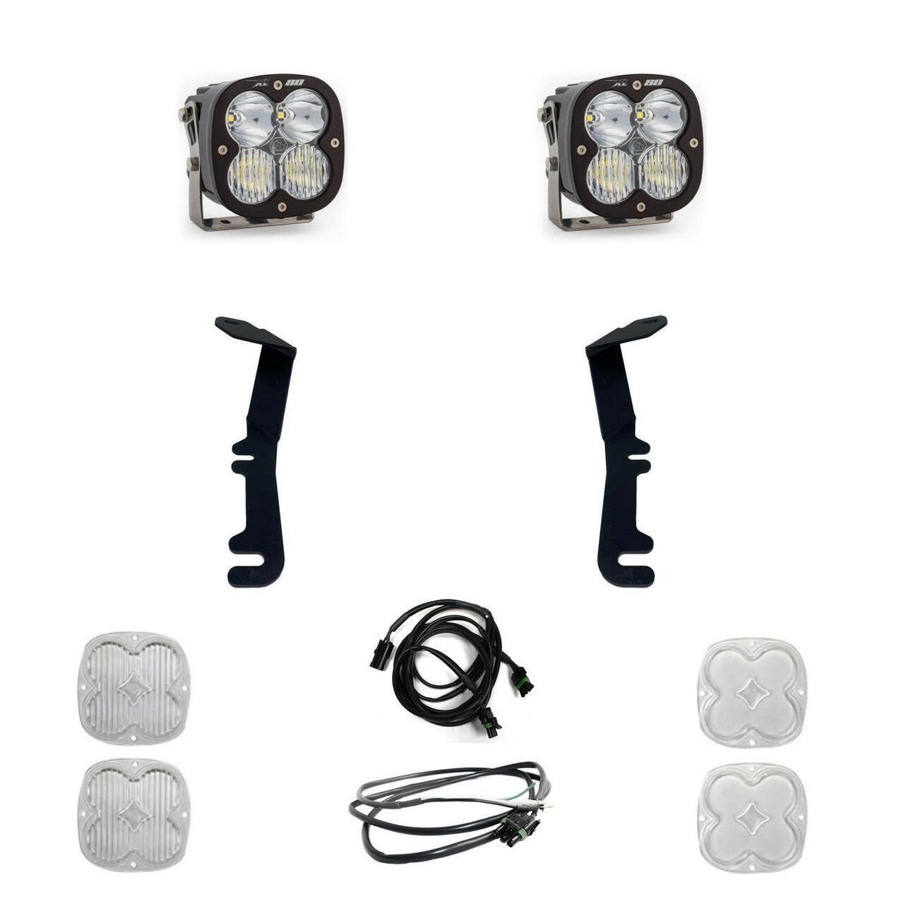 Dodge/Ram XL80 A-Pillar Light Kit - Ram 2019-22 1500 Rebel; 2021-22 1500 TRX.