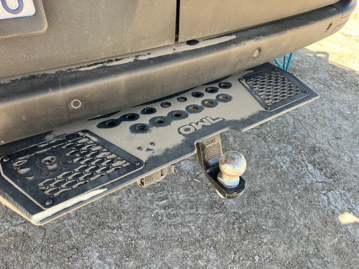 OWL ALUMINUM HITCH STEP