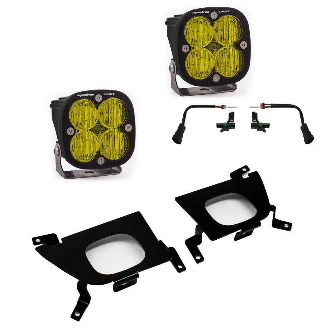 Chevy Squadron Sport Fog Pocket Light Kit - Chevy 2019-22 Silverado 1500 / 2020-22 2500HD/3500HD.