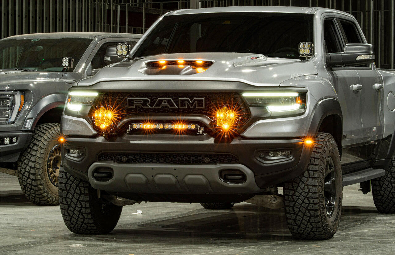 Dodge/Ram LP9 Pro Bumper Light Kit - Ram 2019-22 1500 Rebel; 2021-22 1500 TRX.