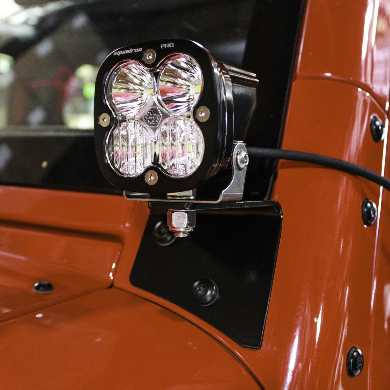 Jeep JK Squadron Sport A-Pillar Light Kit - Jeep 2007-18 Wrangler JK.