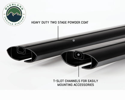 Overland Vehicle Systems Freedom Cross Bars System for Factory Side Rail Mount