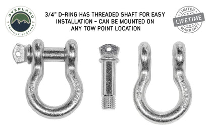 19019905 Recovery Shackle 3/4" 4.75 Ton Zinc