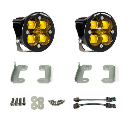 Jeep JK Squadron-R SAE Fog Pocket Light Kit - Jeep 2007-09 Wrangler JK; NOTE: w/ Standard OE Bumper.