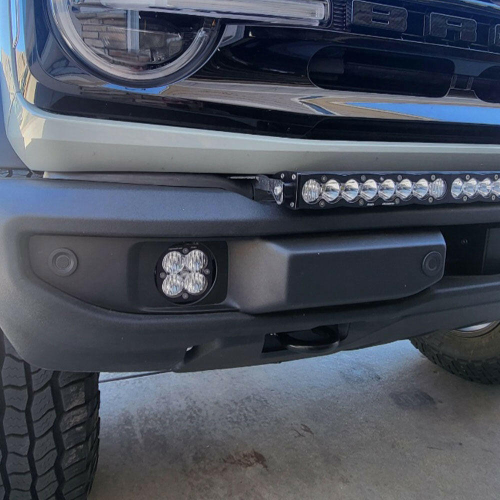 Ford Squadron Pro Fog Pocket Light Kit - Ford 2019-23 Ranger; 2021-23 Bronco NOTE: w/ OE Plastic Bumper.