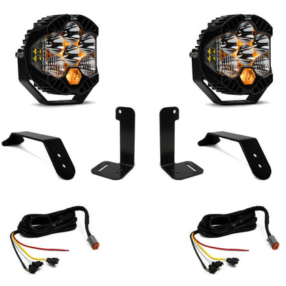 Jeep JL/JT LP6 Pro Bumper Light Kit - Jeep 2020-22 Gladiator; 2018-22 Wrangler JL; NOTE: w/ OE Plastic Bumper.