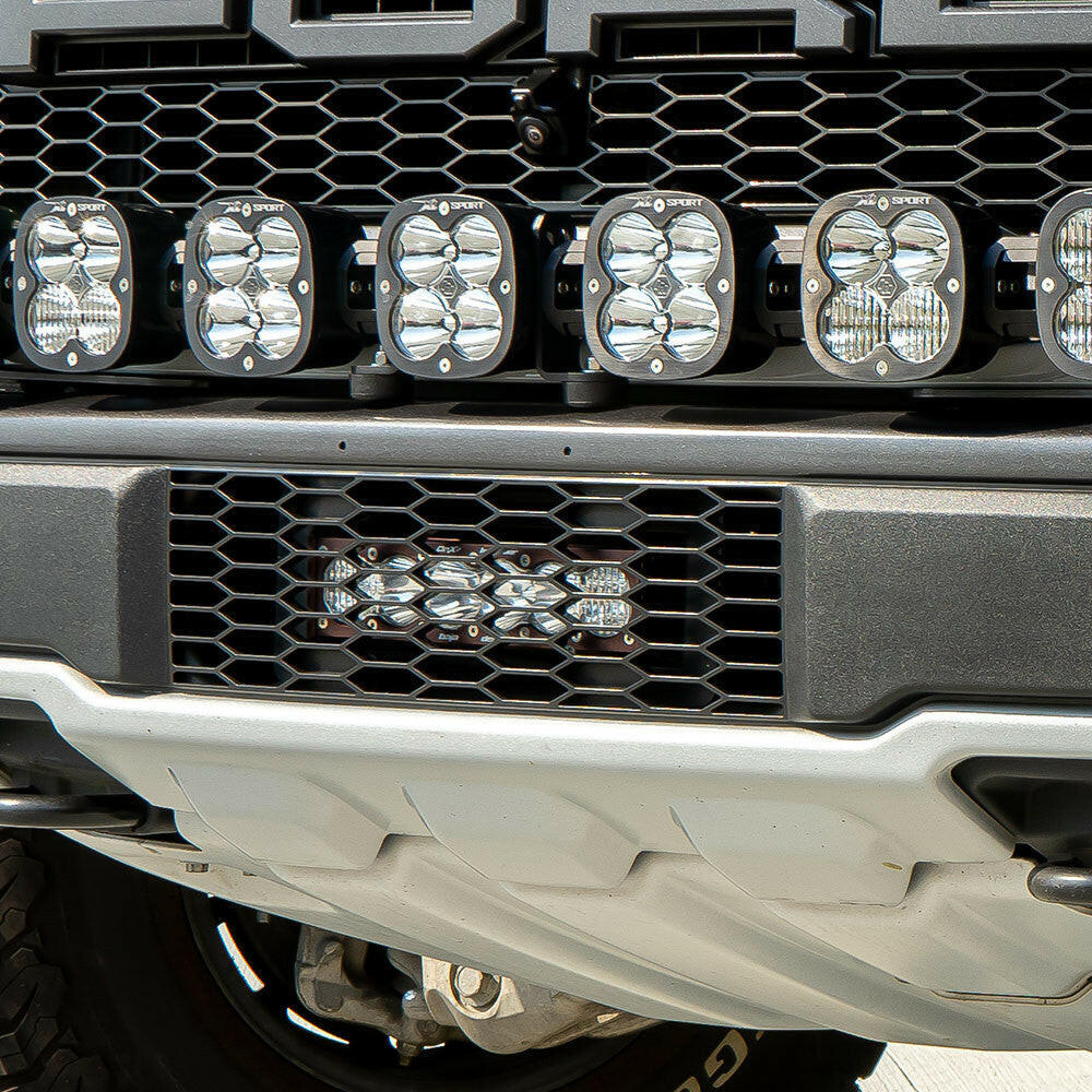 Ford OnX6+ 10 Inch Grille Lower Light Bar Kit - Ford 2017-20 F-150; NOTE: Raptor.