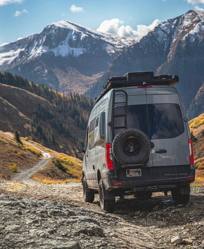 LADDER + TIRE CARRIER - SPRINTER VS30 (2019-PRESENT & 2020-2021 REVEL/STORYTELLER).