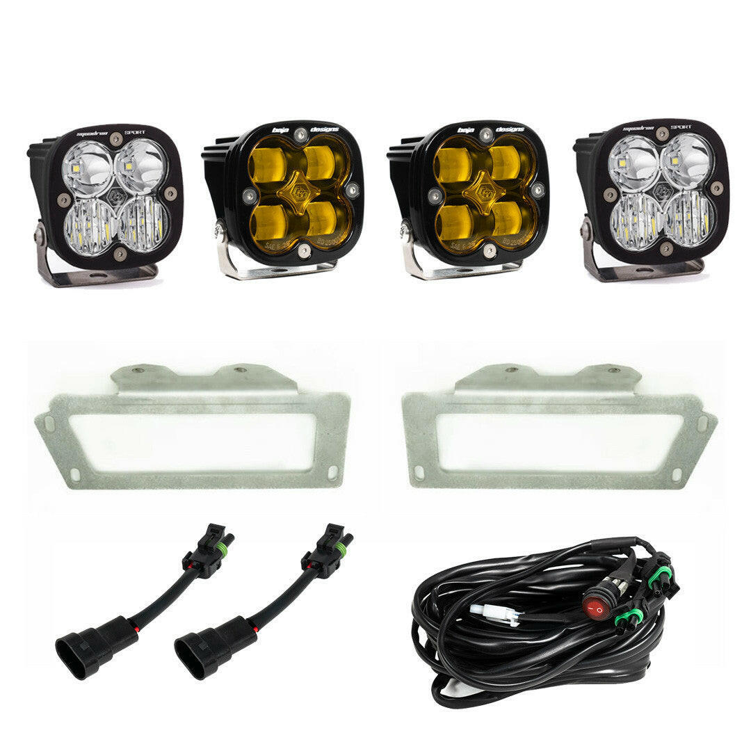 Dodge/Ram Squadron SAE Fog Pocket Light Kit - Dodge 2009-10 Ram 1500; Ram 2011-12 1500; 2010-18 2500/3500.