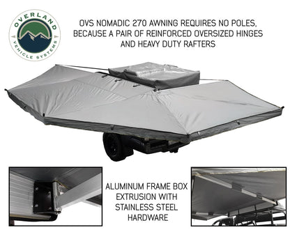 Nomadic Awning 270 Awning & Wall 1, 2, & 3, Mounting Brackets - Driverside