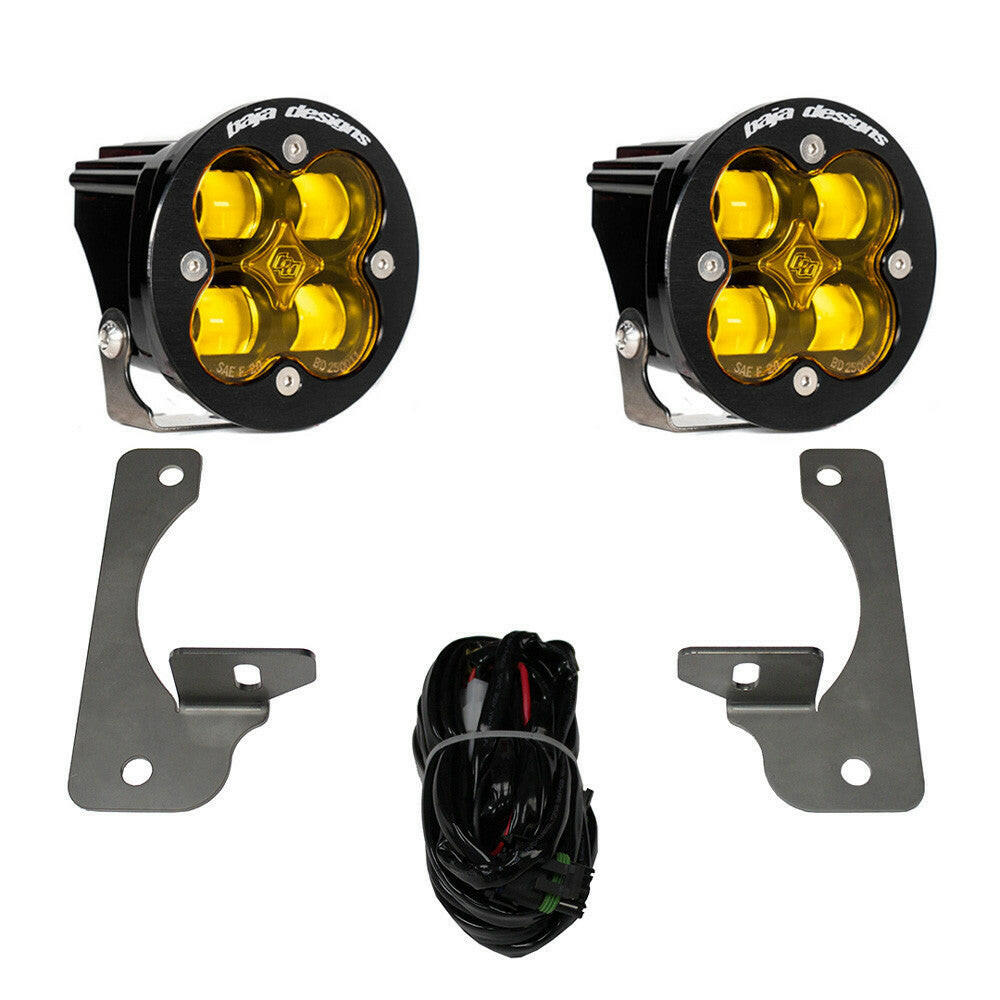 Jeep JK Squadron-R SAE Fog Pocket Light Kit - Jeep 2007-09 Wrangler JK; NOTE: w/ Premium OE Bumper.