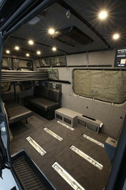 2007-2018 SPRINTER VAN WALL LINER KIT, 170"HIGH ROOF, UPHOLSTERED (NO UPPER CABINETS).