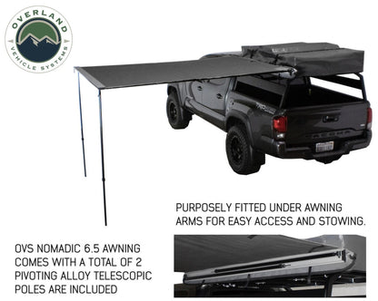 Nomadic Awning 2.5 - 8.0' With Black Cover Universal