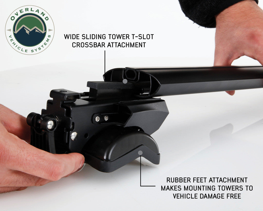 Freedom Cross Bars System for OVS Factory Side Rail Mount.