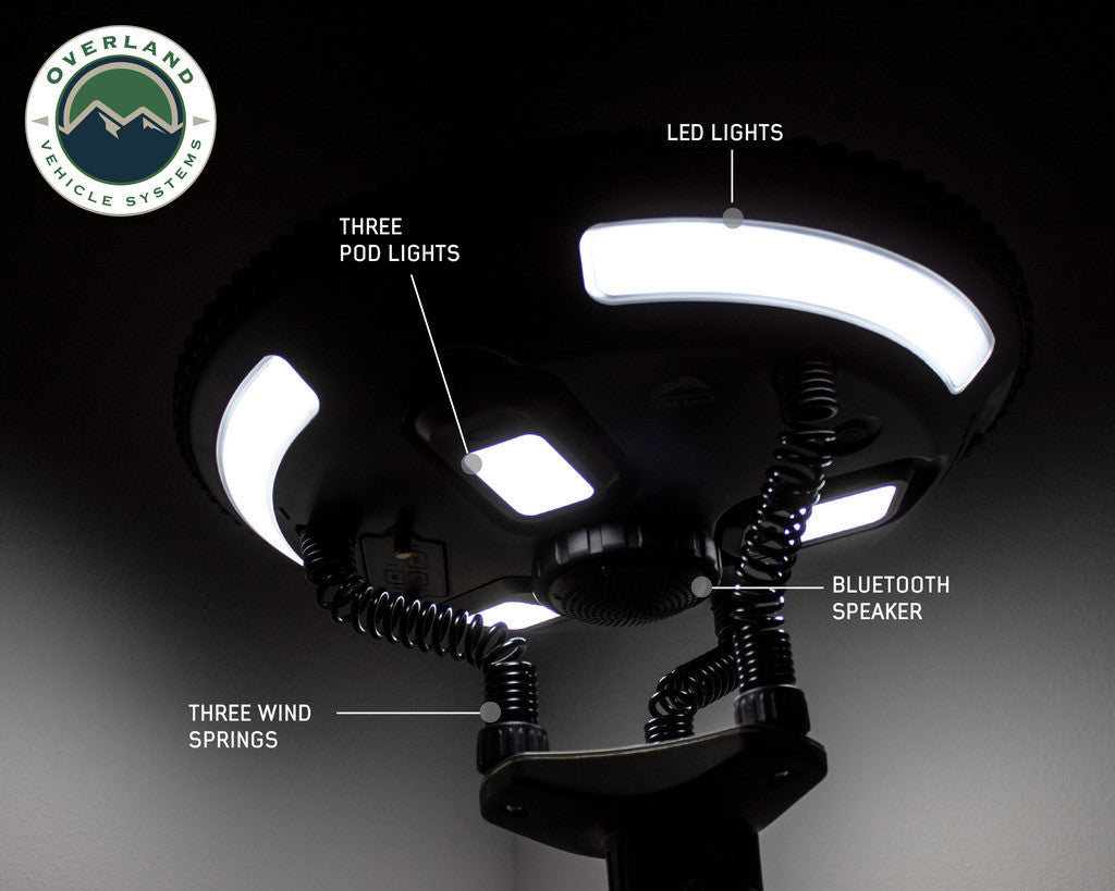 UFO Solar Light Light Pods & Speaker Universal.