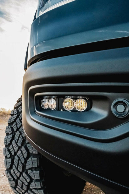 Dodge/Ram S2 Sport Dual Fog Pocket Light Kit - Ram 2019-22 1500 Rebel; 2021-22 1500 TRX.