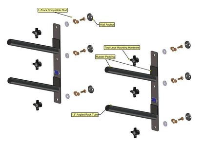 DOUBLE BOARD RACK - LONG.