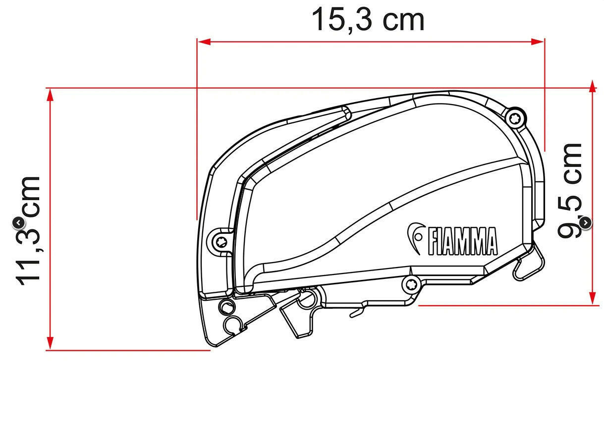 FIAMMA TOP MOUNT AWNING F80S - 170 EXT.