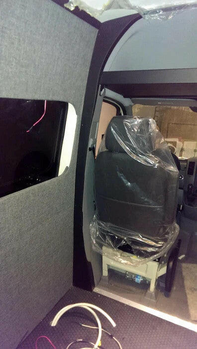 2019+ SPRINTER VAN B-PILLAR TRIM KIT - CARBON FIBER LOOK.