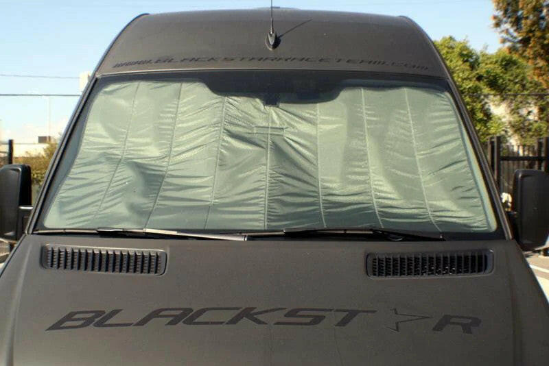 07+ SPRINTER VAN FABRIC - FRONT WINDOW SHADE.