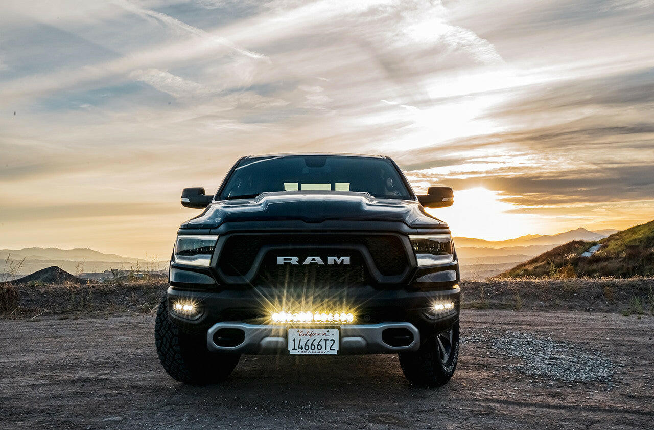 Dodge/Ram S2 Sport Dual Fog Pocket Light Kit - Ram 2019-22 1500 Rebel; 2021-22 1500 TRX.