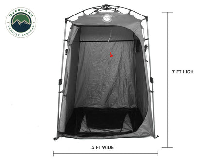 Portable Privacy Room with Shower, Retractable Floor and Amenity Pouches and More Quick Set Up.