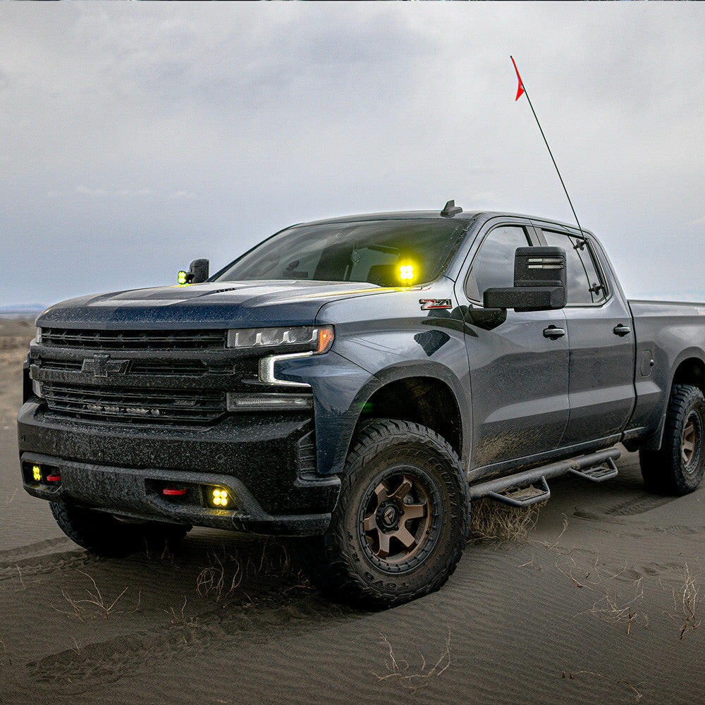 Chevy Squadron Sport Fog Pocket Light Kit - Chevy 2019-22 Silverado 1500 / 2020-22 2500HD/3500HD.