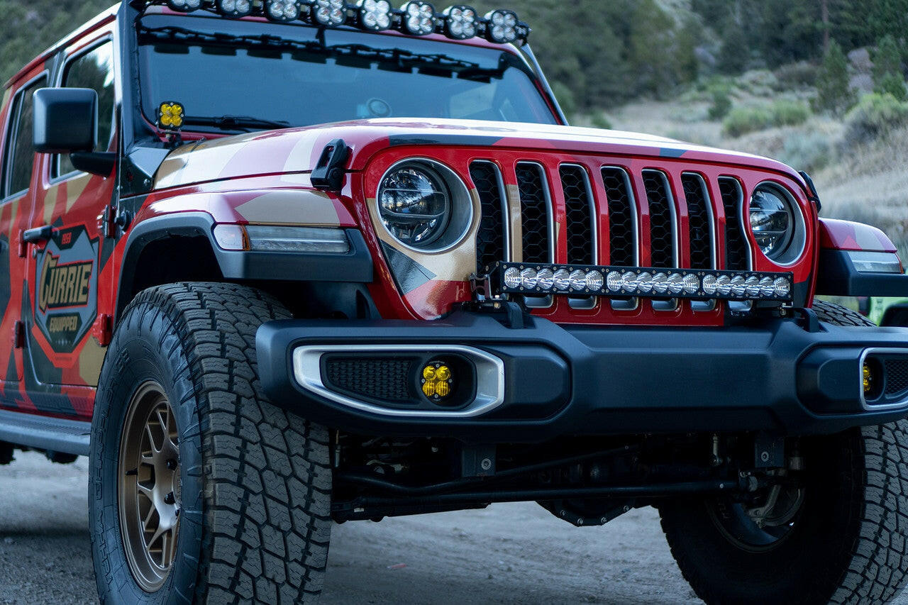 Jeep JL/JT OnX6+ 30 Inch Bumper Light Kit - Jeep 2020-22 Gladiator; 2018-22 Wrangler JL; NOTE: w/ OE Plastic Bumper.