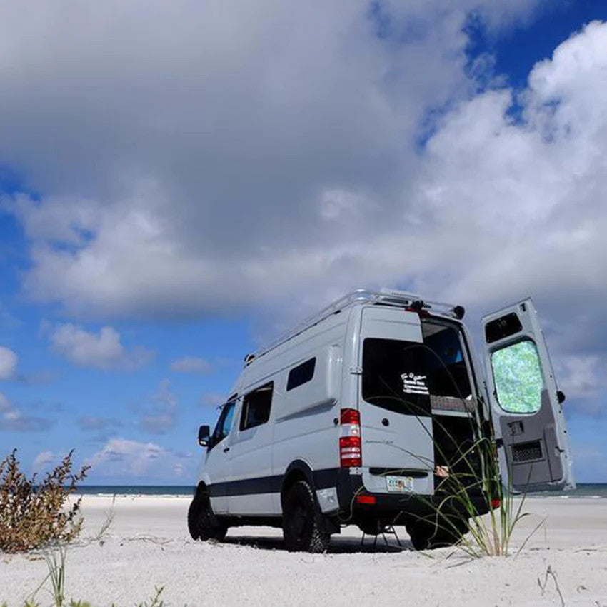 MERCEDES SPRINTER ADJUSTABLE ROOF RACK BY FREEDOMVANGO