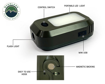 Wild Land Camping Gear - UFO Solar Light Light Pods & Speaker Universal