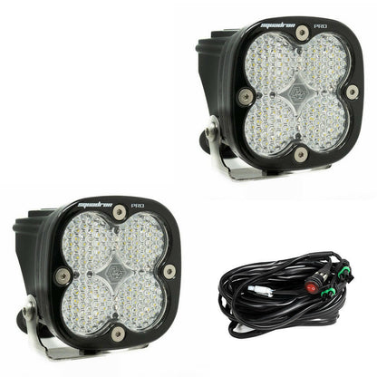 Squadron Pro Black LED Auxiliary Light Pod Pair - Universal.