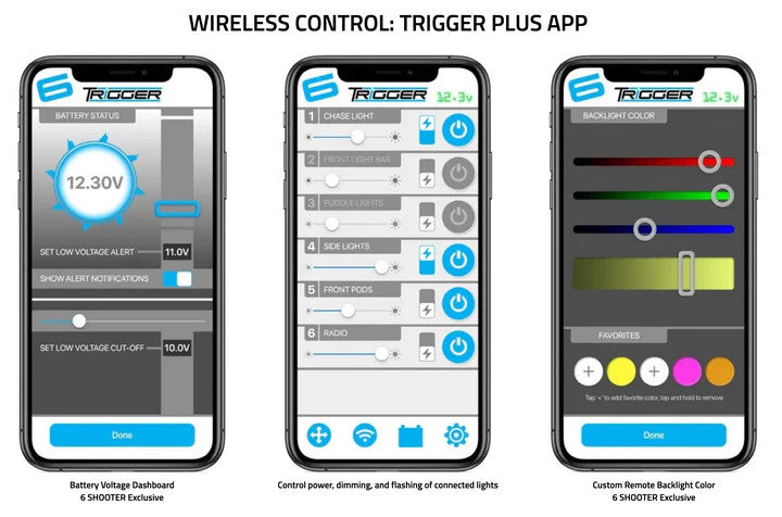 TRIGGER SIX-SHOOTER WIRELESS CONTROL MODULE.