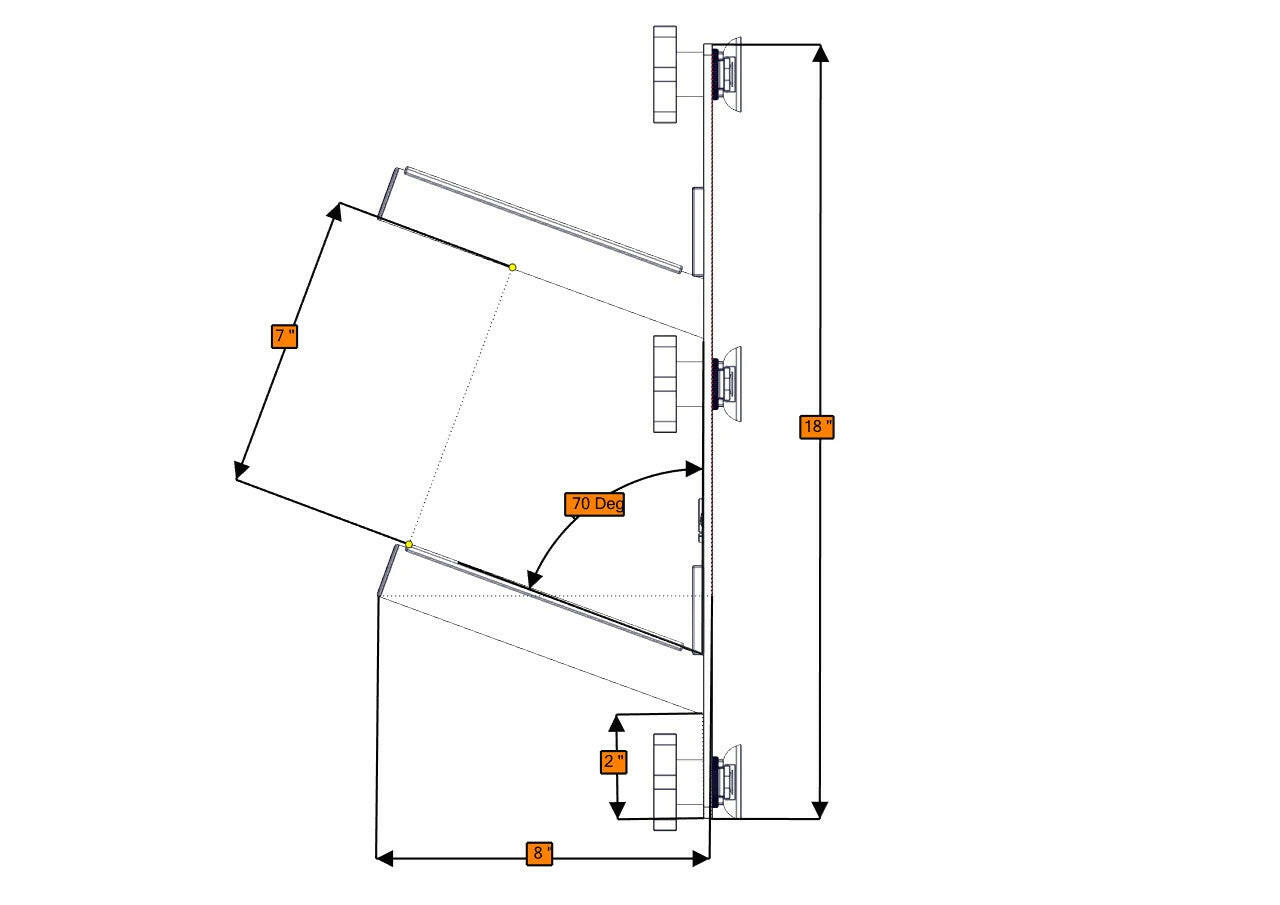 DOUBLE BOARD RACK - SHORT.