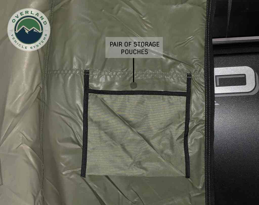 Nomadic 3 Roof Top Tent Annex Green Base With Black Floor & Travel Cover