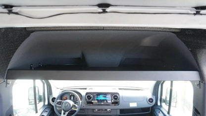 2019 + SPRINTER VAN HEADLINER SHELF - STANDARD LOWER MOUNTED.