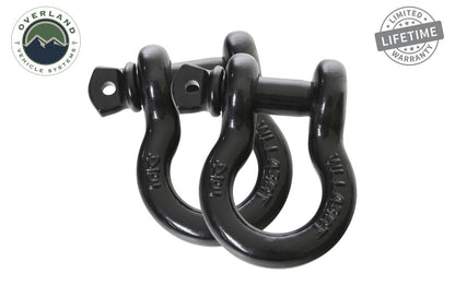 19010201 Recovery Shackle 3/4" 4.75 Ton Black - Sold In Pairs