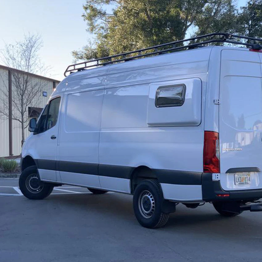 MERCEDES SPRINTER ADJUSTABLE ROOF RACK BY FREEDOMVANGO