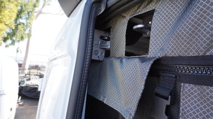 2014+ FORD TRANSIT REAR DOOR BUG NET (MID ROOF)