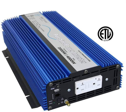 AIMS Power 2000 Watt Pure Sine Inverter