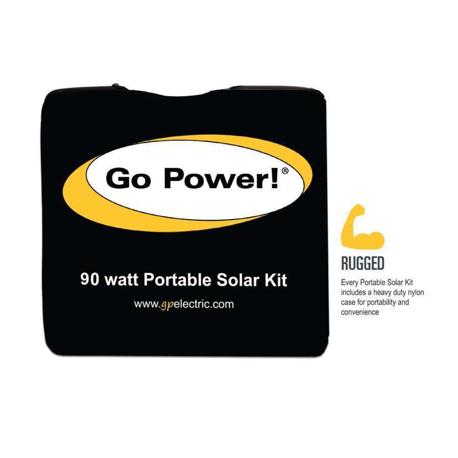 Go Power 90-Watt Portable Solar Kit