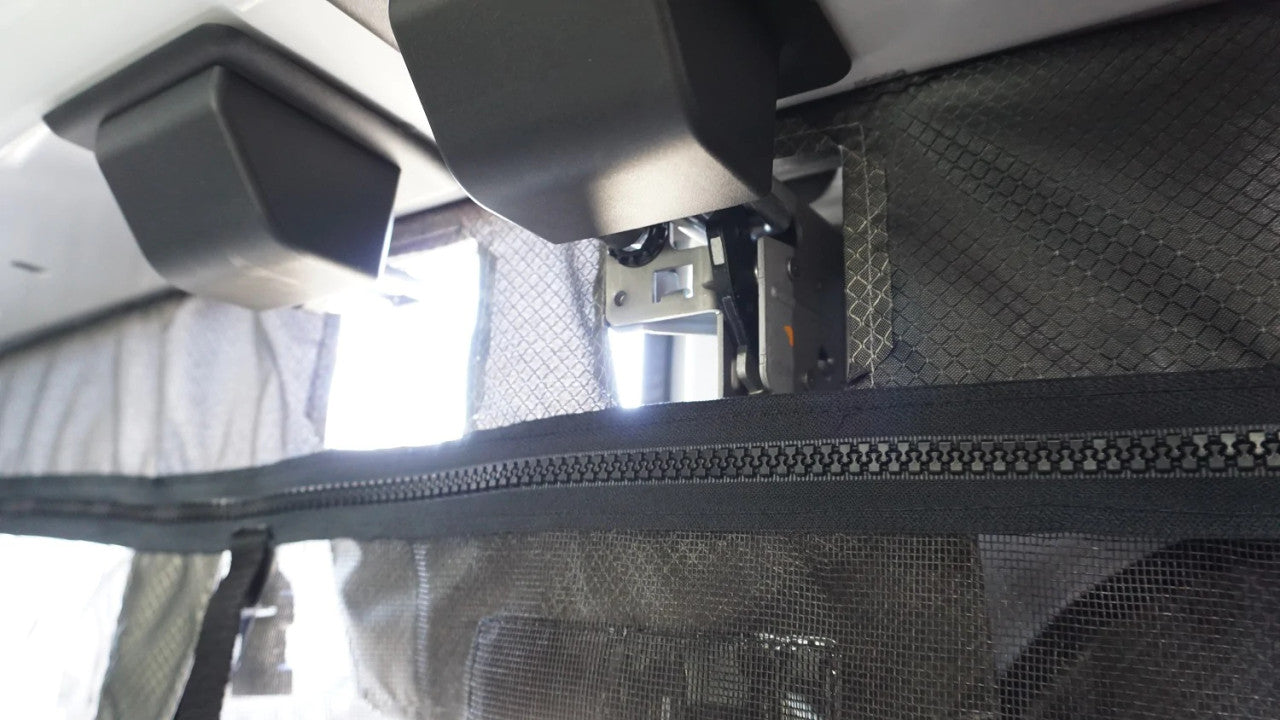 2014+ FORD TRANSIT REAR DOOR BUG NET (MID ROOF)