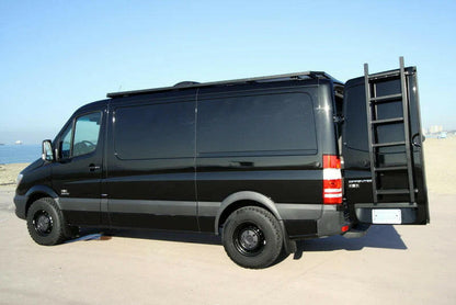 07+ SPRINTER VAN HD REAR DOOR LADDER - LOW ROOF.